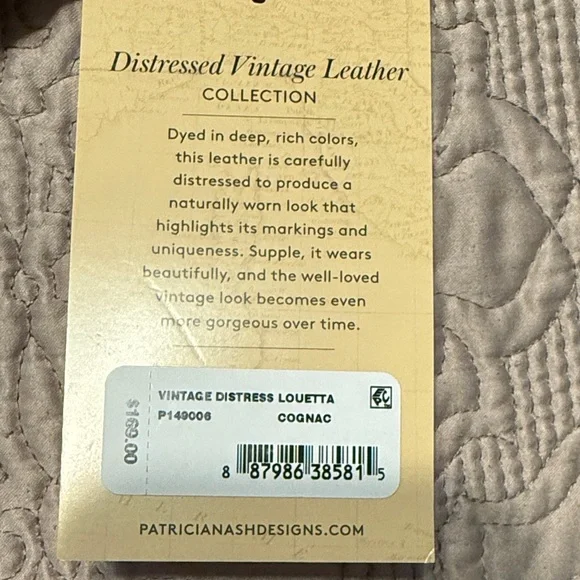 New Women Patricia Nash Brown Leather Sling Bag - Picture 4 of 4